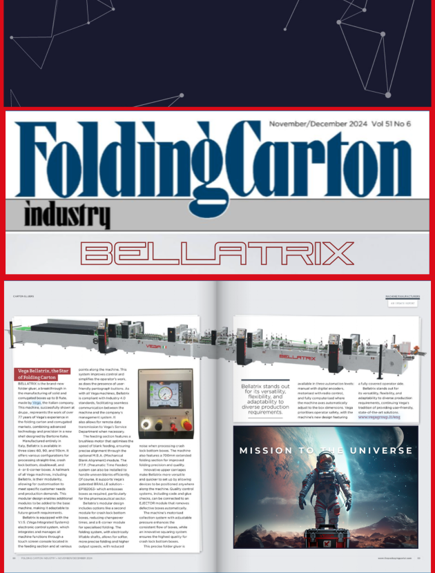 Bellatrix editorial on Folding Carton Industry vega bellatrix 1