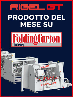 Rigel GT prodotto del mese su Folding Carton Industry
